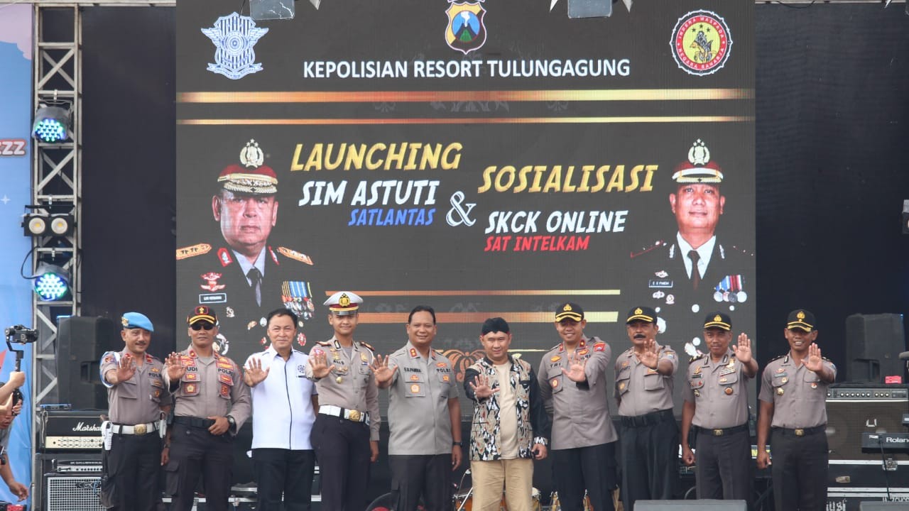 Aplikasi SIM Astuti Diluncurkan Polres Tulungagung