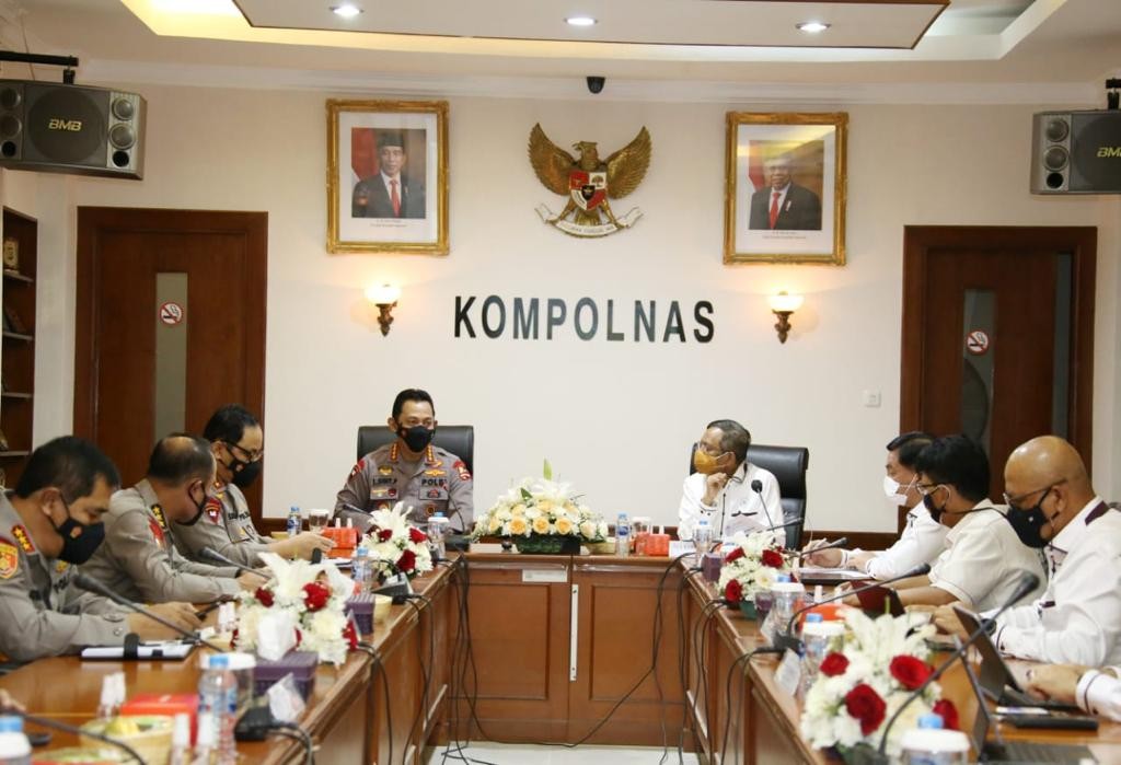 Kapolri Bahas Pemantapan Polri Presisi Bareng Kompolnas