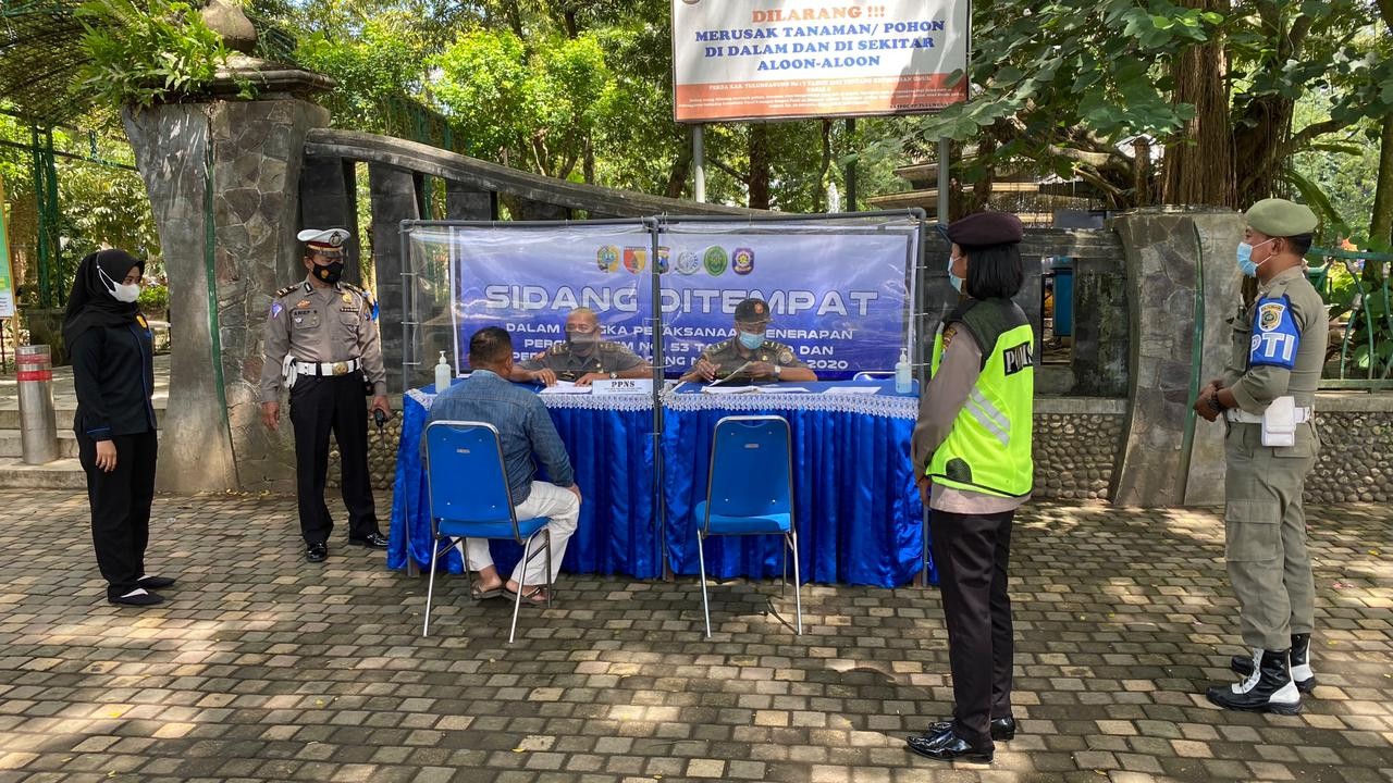Tekan Penyebaran Covid 19, Polres Tulungagung Bersama Gugus Tugas Gencarkan Ops Yustisi
