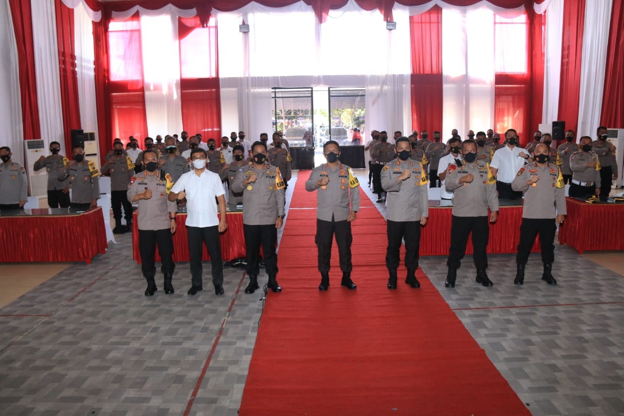 Kapolda Jatim Beri Pemaparan Polres Blitar Jelang Perayaan Idul Fitri