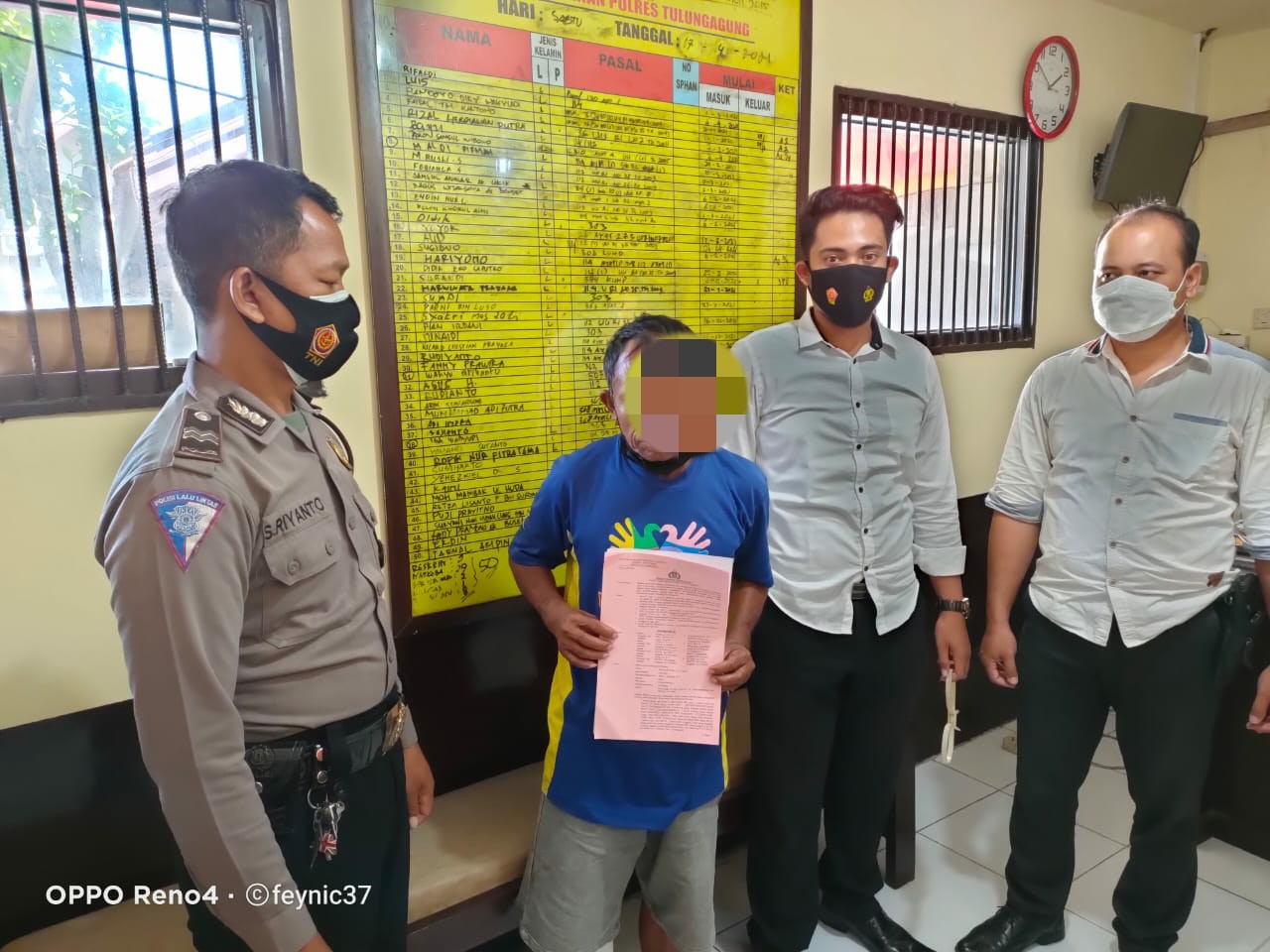 Residivis Asal Blitar Dibekuk TIM Gabungan Polres Tulungagung