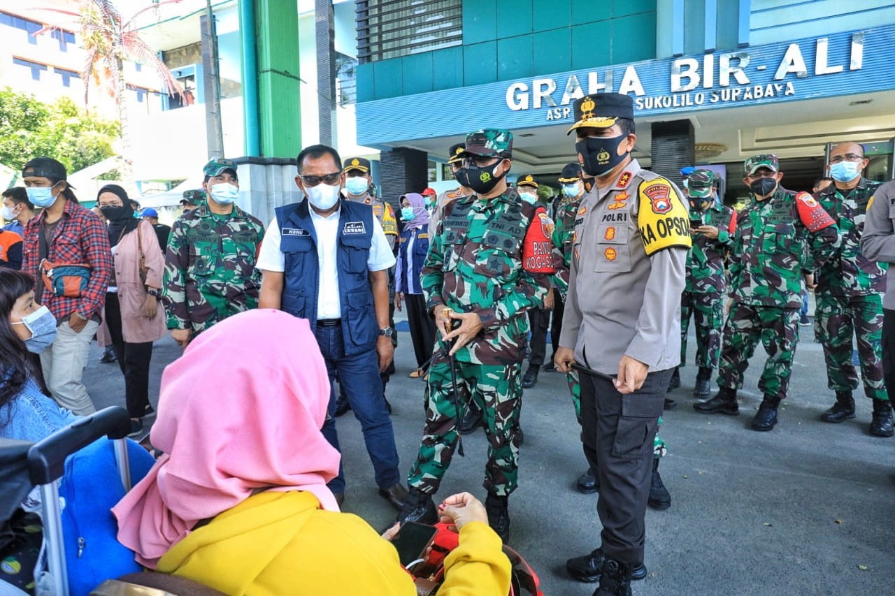 Forkopimda Saring Ketat PMI Masuk Jatim