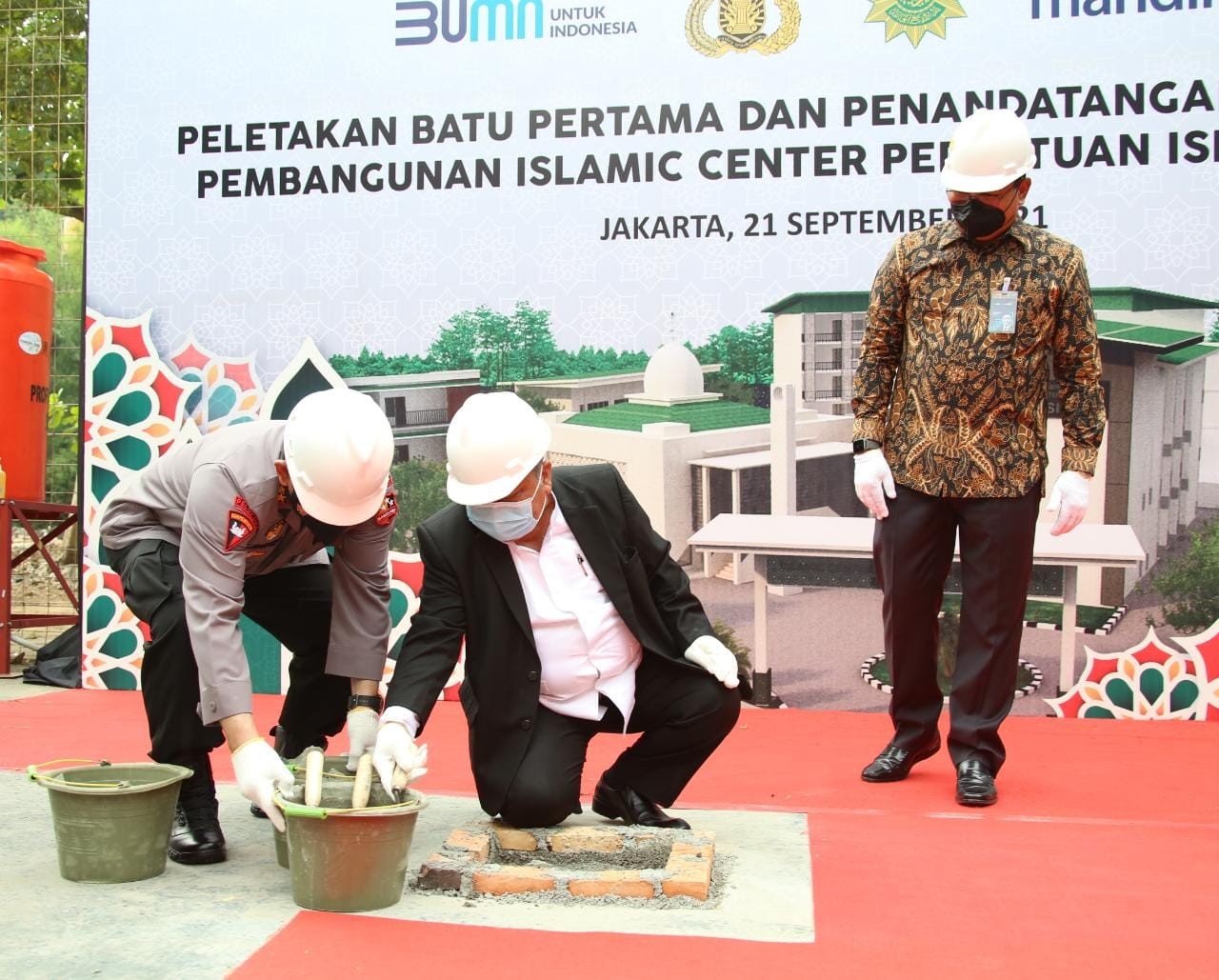 Hadiri Peletakan Batu Pertama Islamic Center PERSIS, Kapolri Yakin Hasilkan SDM Berkualitas