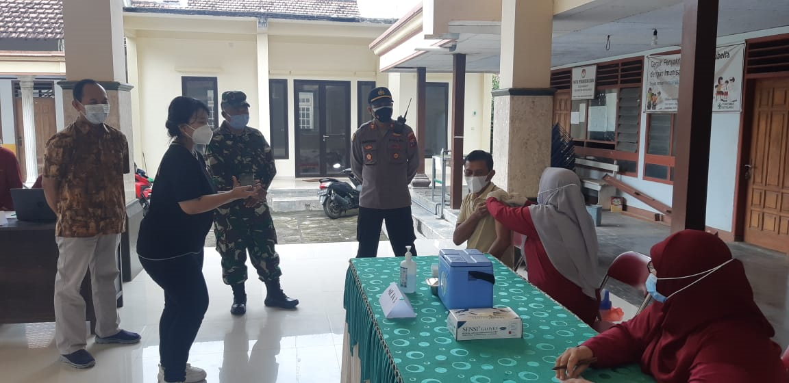 Jelang Suntik Vaksin Covid-19, Puskesmas Boyolangu Tulungagung Gelar Simulasi
