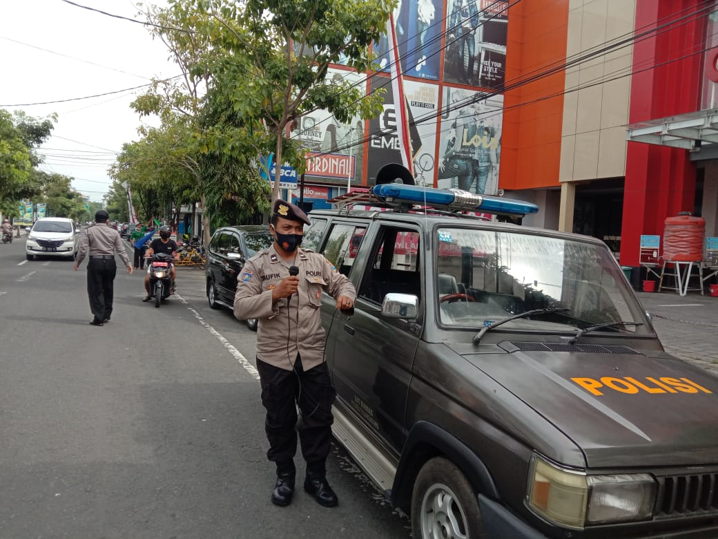 Upaya Pendisiplinan Protokol Kesehatan Oleh Satbinmas Polres Tulungagung Lewat Pengeras Suara