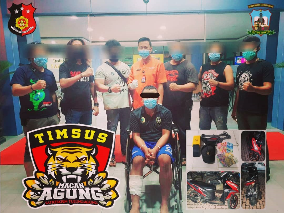 Tisus Macan Agung Berhasil Melumpuhkan Pelaku Penjambretan