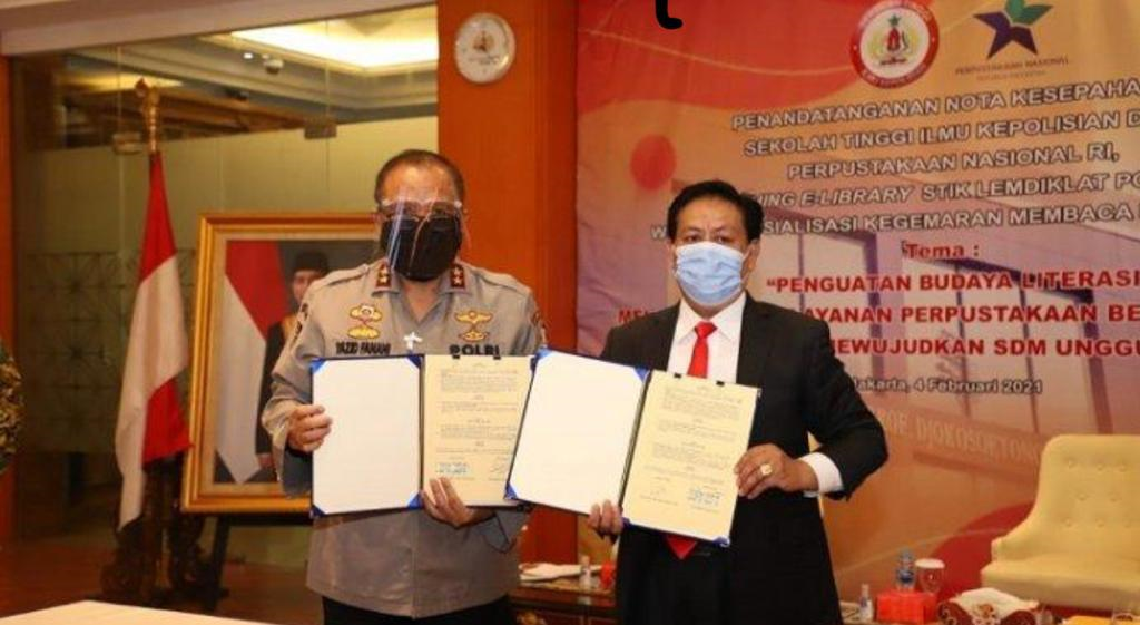Jalin Kerja Sama, Perpusnas Dukung Koleksi Digital untuk Sekolah Tinggi Ilmu Kepolisian 