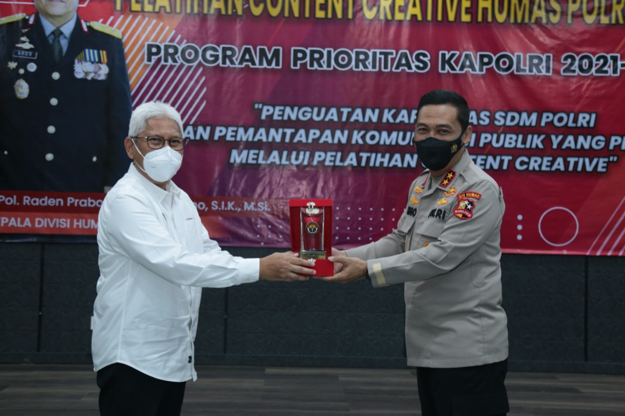 Jalankan 100 Hari Program Prioritas Jenderal Listyo Sigit, Humas Polri Gelar Pelatihan Konten Kreati