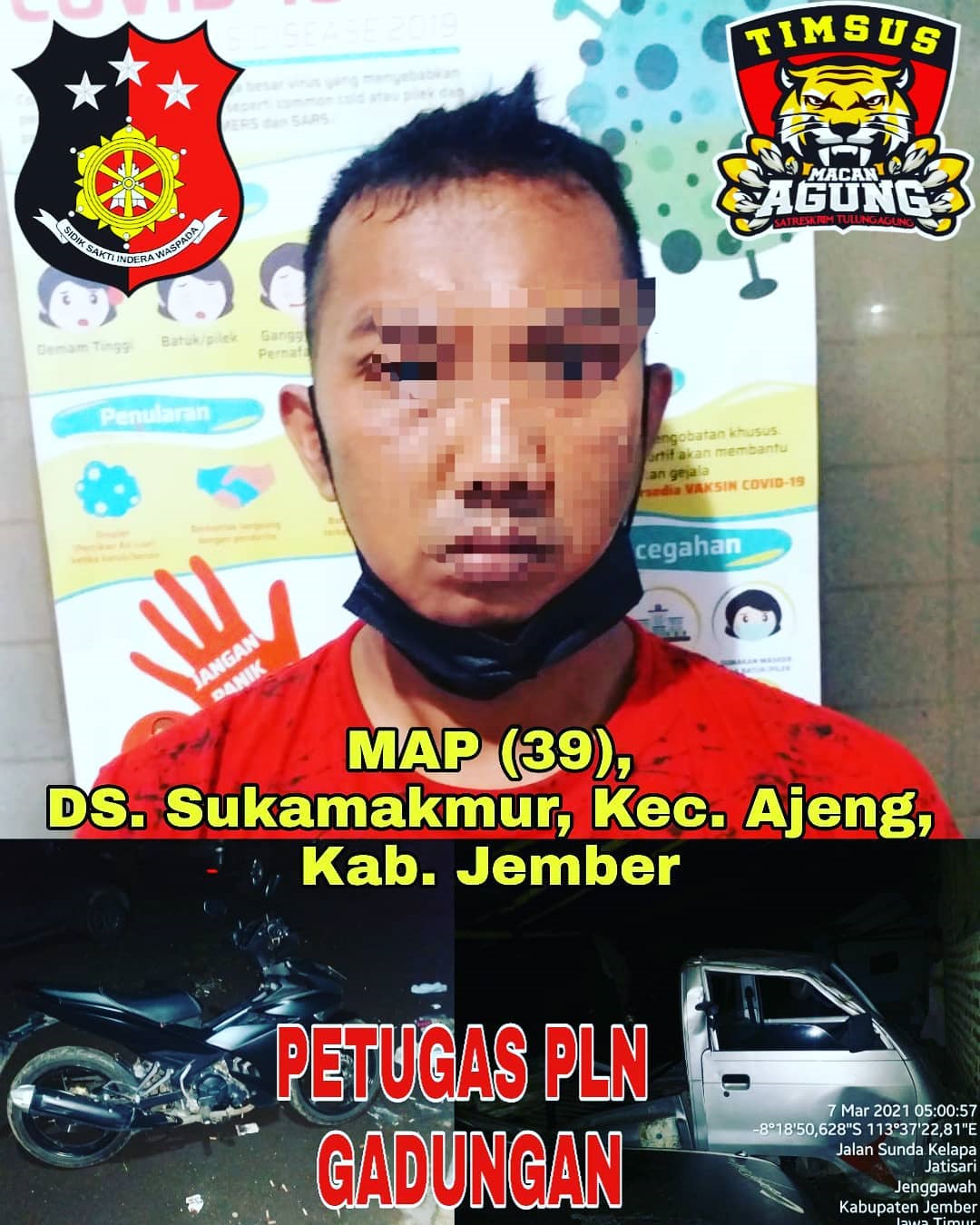 Petugas PLN Gadungan Diamankan Timsus Macan Agung