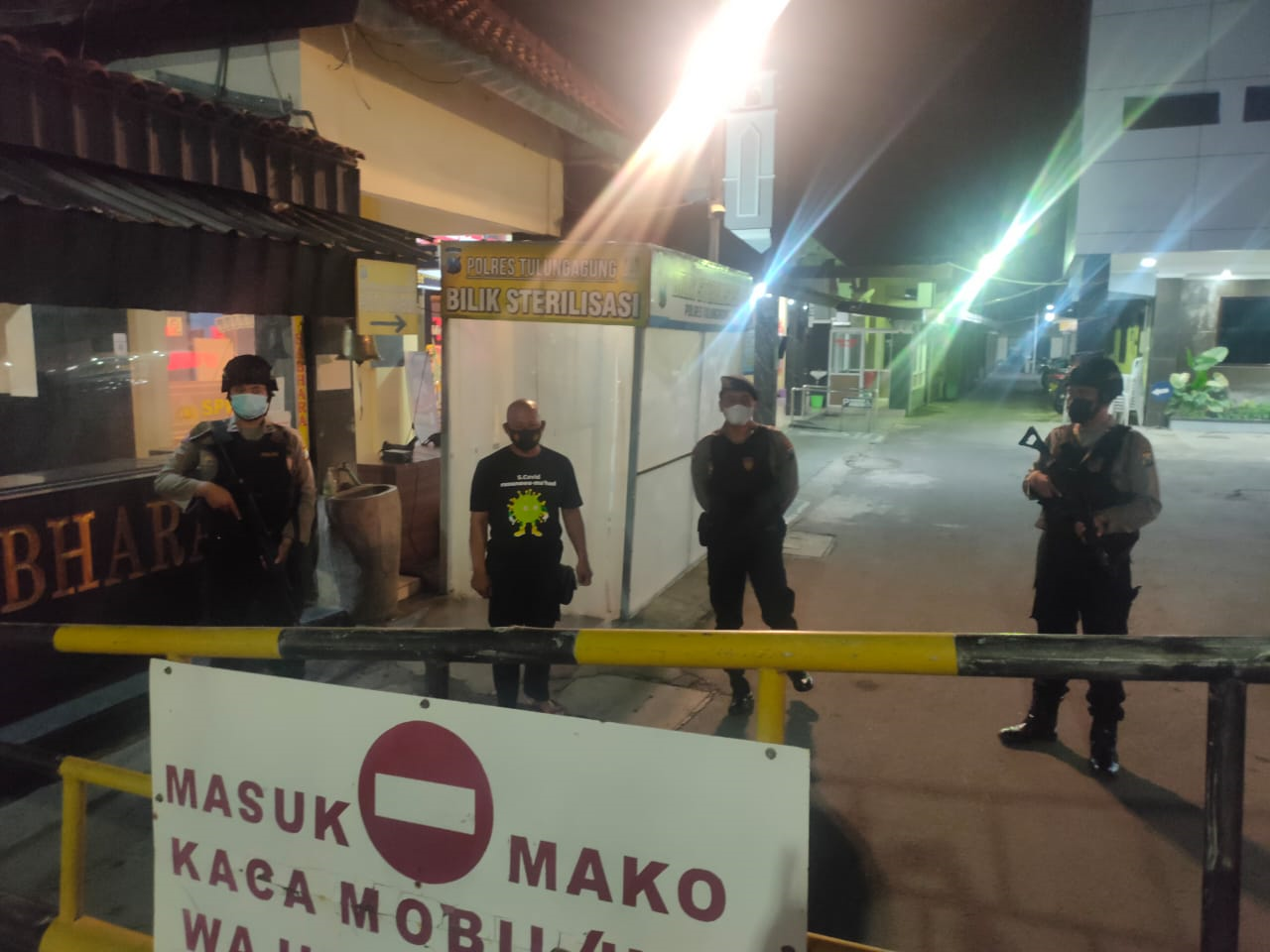 Pasca Penembakan di Mabes Polri Polres Tulungagung dan Polsek Jajaran Tingkatkan Pengamanan Mako