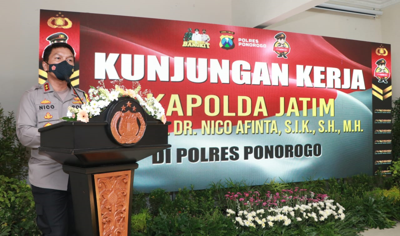 Kapolda Jatim Mengimbau Untuk Membentuk Da\'i Kamtibmas Tingkat Kabupaten