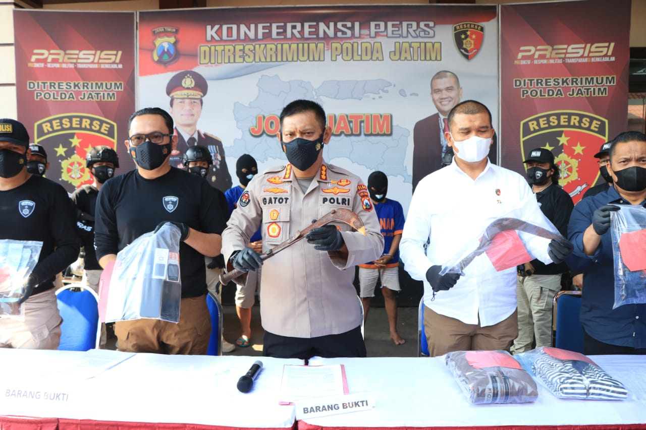 Timsus Subdit Jatanras Ditreskrimum Polda Jatim, Ringkus 3 Tersangka Sindikat Curat