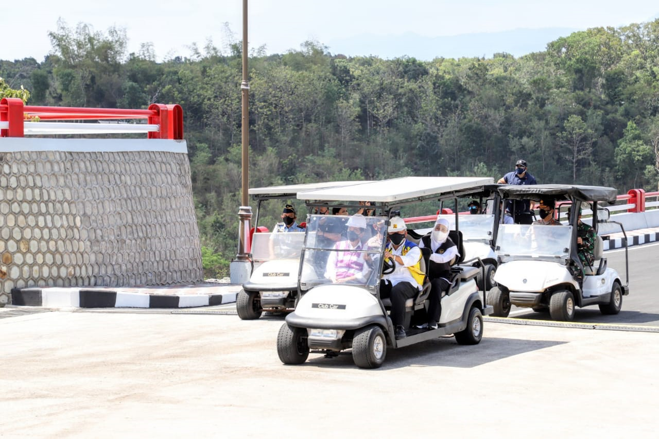 Forkopimda Jatim Dampingi Presiden Resmikan Bendungan Bendo Ponorogo
