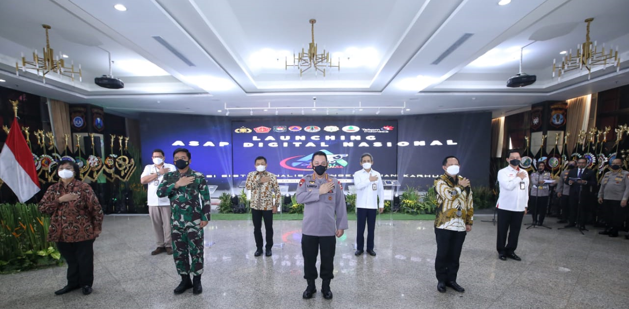 Percepat Penanggulangan Karhutla, Kapolri Launching ASAP Digital Nasional 