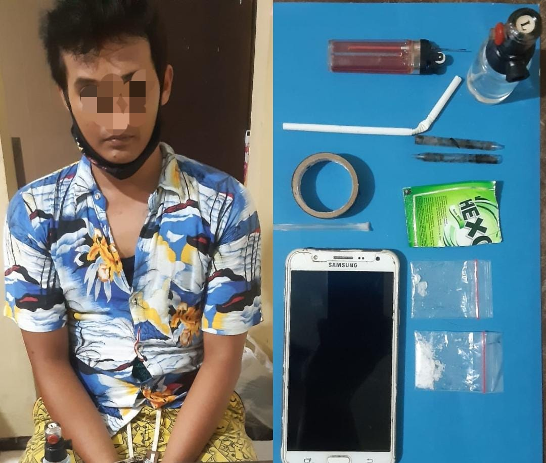 Kedapatan Bawa 2 Poket Sabu, MA Ditangkap Unit Reskrim Polsek Ngunut Tulungagung