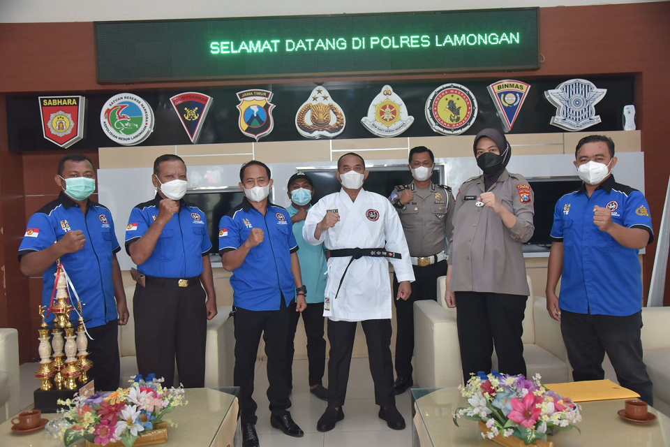 Jalin Silaturahmi Dengan INKANAS, Kapolres Lamongan Tekankan Pentingnya Jaga Sportivitas Dan Fair Pl