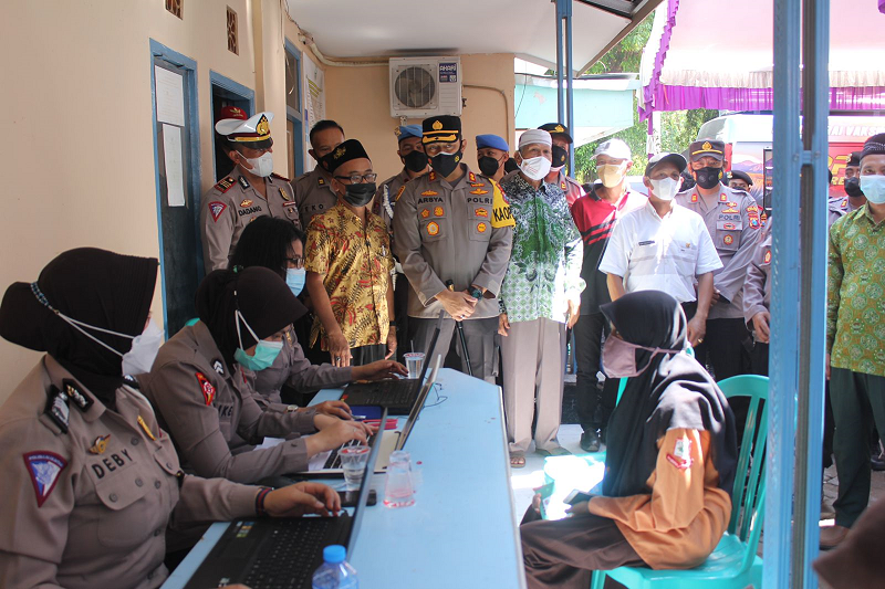 Polres Probolinggo Telah Suntikkan 50.962 Dosis Vaksin Covid-19
