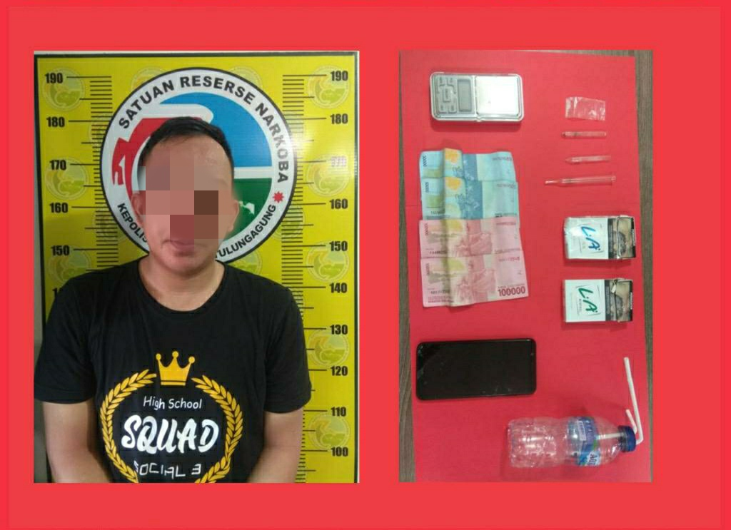 Lagi, Pemuda Tulungagung Dibekuk Polisi Gegara Jual Narkoba