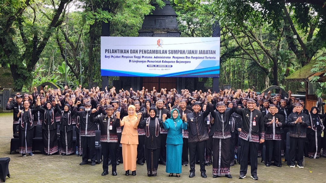 Semangat Api Abadi, Ratusan ASN Pemkab Bojonegoro