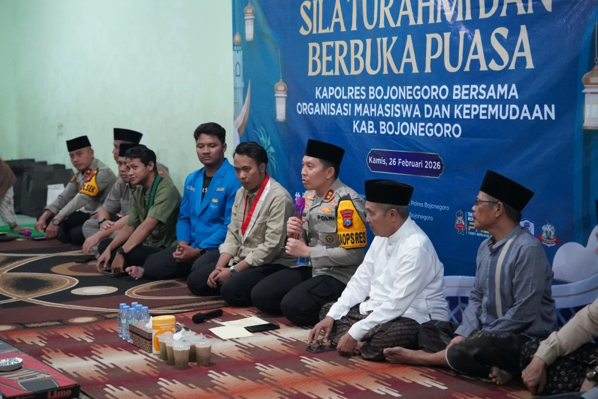 Silaturahmi di Panti Asuhan, Kapolres Bojonegoro Perkuat Sinergitas Polri dan Mahasiswa