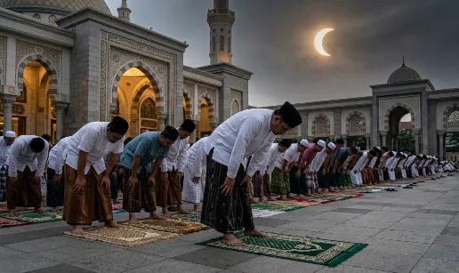 Panduan Tata Cara Sholat Gerhana Bulan 