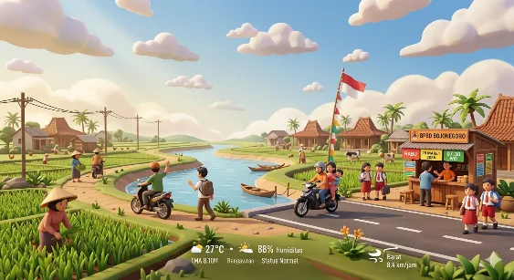 Prakiraan Cuaca Bojonegoro Hari Ini Didominasi Berawan