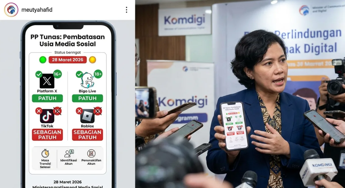 Sah! Mulai Hari Ini Anak di Bawah 16 Tahun Dibatasi Gunakan Media Sosial