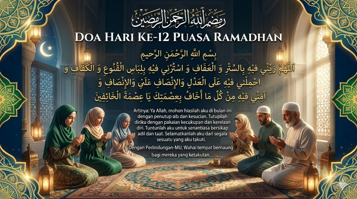 Hari ke-12 Ramadhan, Doa Penjaga Kehormatan dan Kesucian Diri
