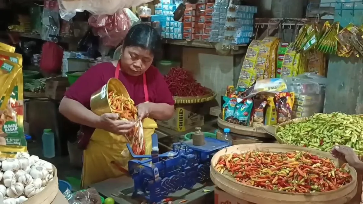 Harga Cabai di Bojonegoro Merangkak Naik,Tembus 120 Ribu per Kilogram