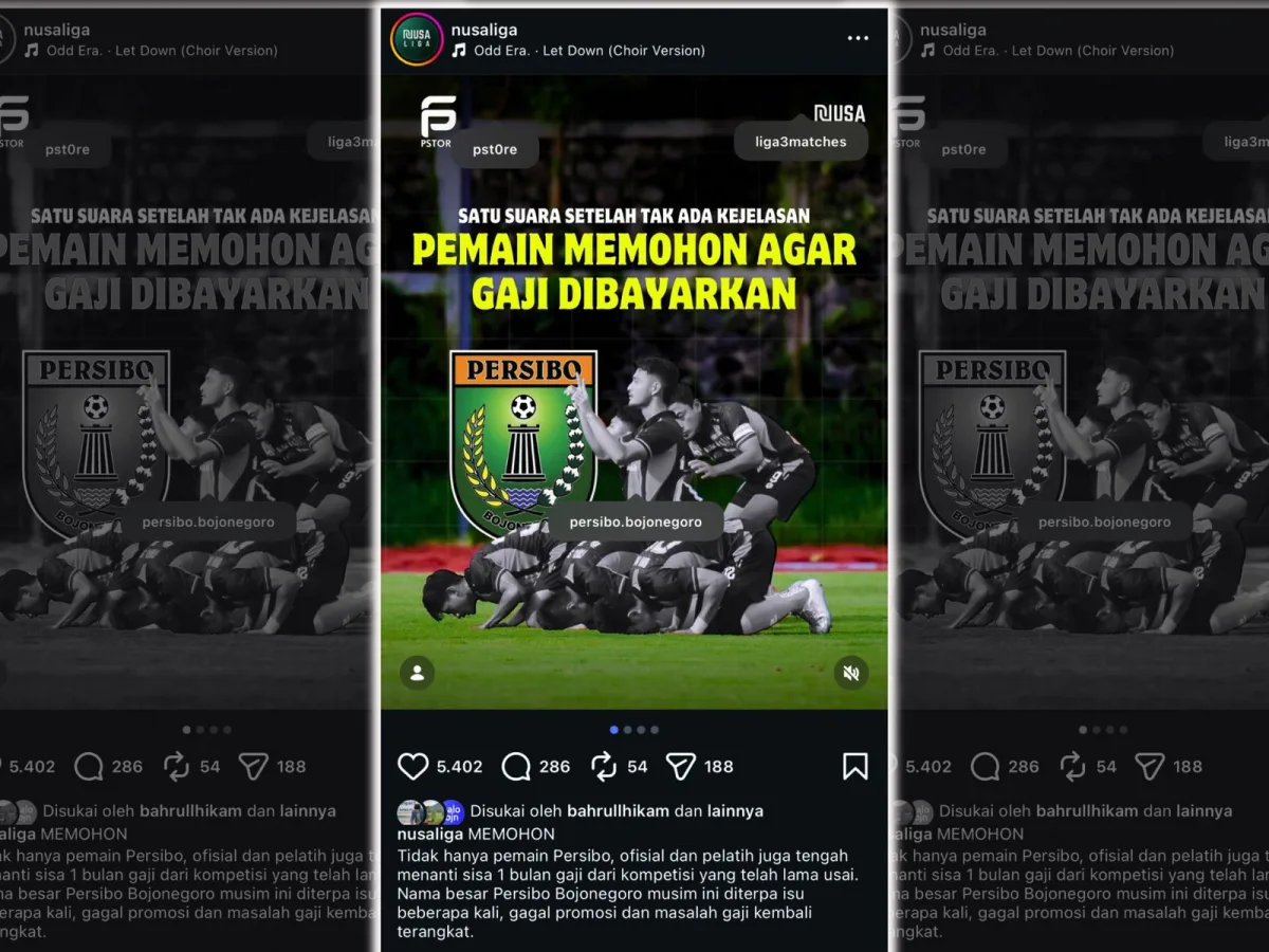 Gaji Pemain - Official Persibo Bojonegoro Belum Terbayar 1 Bulan Viral!