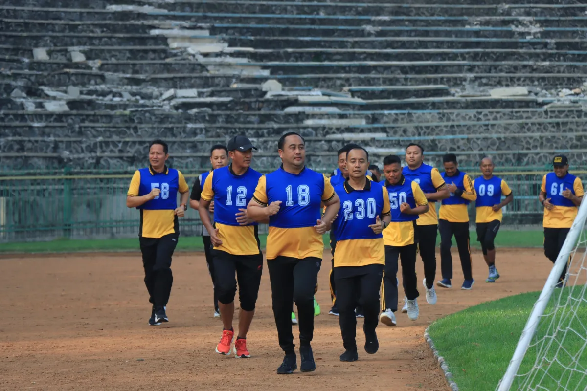 Jaga Performa Pelayanan, Personel Polres Gresik Jalani Uji Kesemaptaan