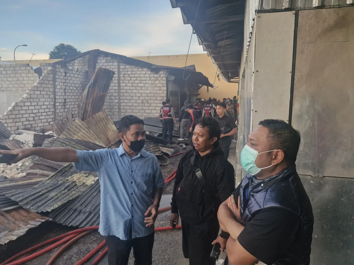 Kebakaran di Pasar Baru Tuban, Kapolres AKBP Alaiddin: 41 Kios Terdampak