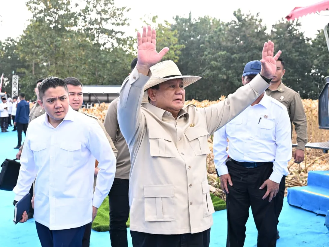Panen Raya di Tuban, Presiden Prabowo Apresiasi Peran Polri Wujudkan Ketahanan Pangan Nasional