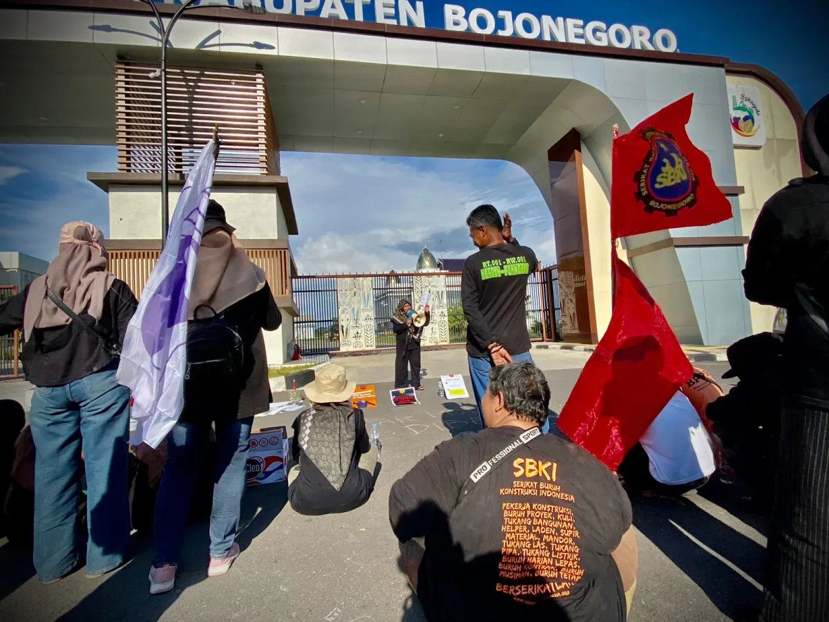 May Day 2026, Aliansi Buruh Bojonegoro Suarakan 17 Tuntutan 