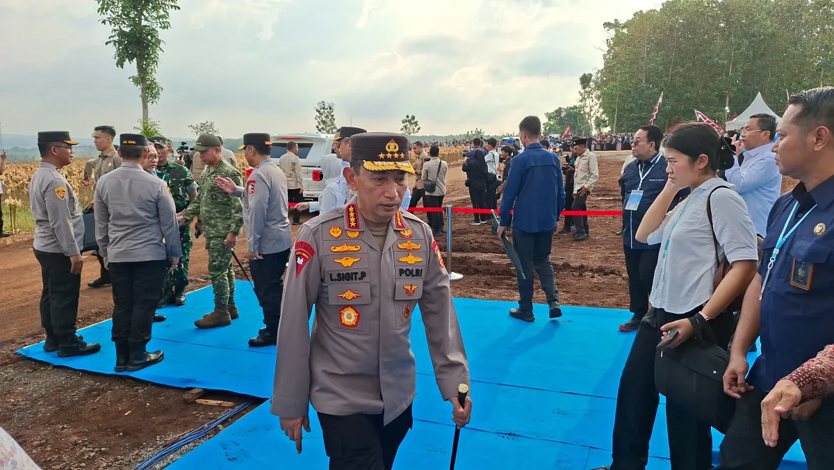 Panen Raya Bareng Presiden Prabowo, Kapolri Sebut Hasil Jagung Tuban Masuk Bulog dan Diekspor