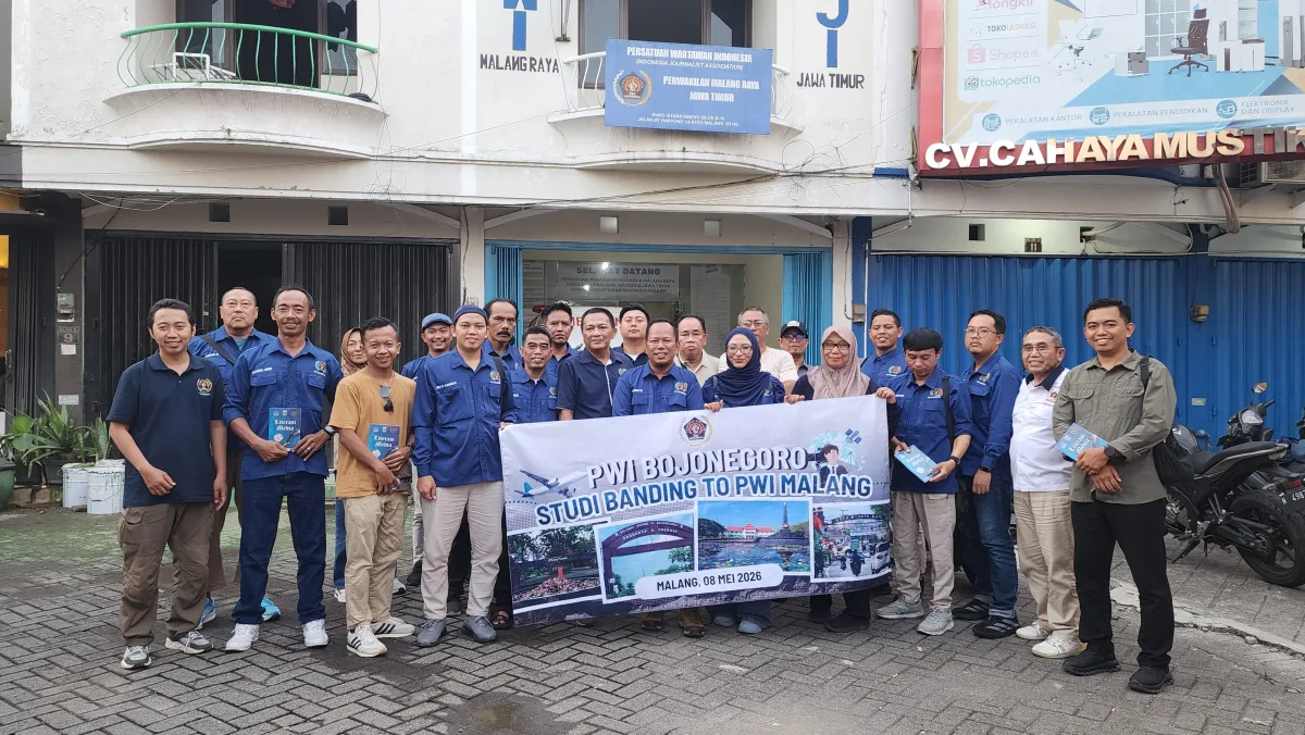 PWI Bojonegoro ‘Berguru’ ke Malang, Serap Ilmu Kelola Organisasi hingga Inisiasi Perbup Pers