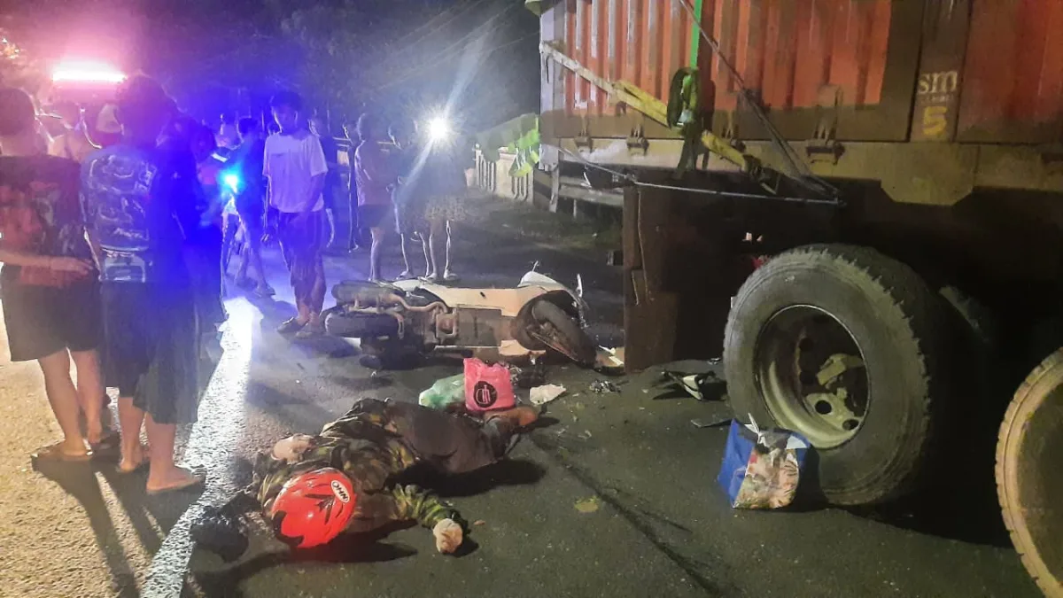 Purna TNI Tewas Tabrak Belakang Truk Antre Solar di Tuban, Istri Luka-luka