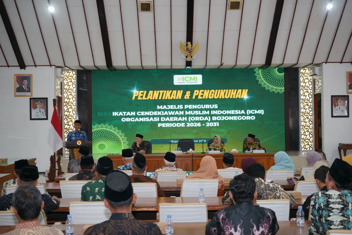 Bupati Wahono Ajak ICMI Bojonegoro Kawal Pembangunan Lewat Riset