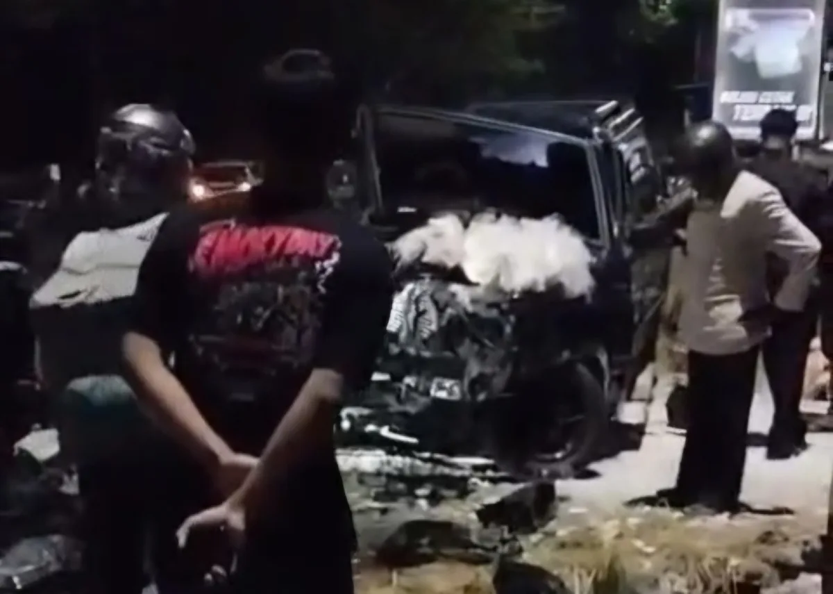 Driver Fortuner Tabrak Panther di Bojonegoro Ternyata Anggota TNI