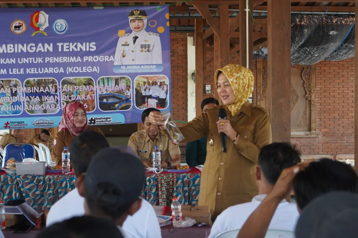Wabup Bojonegoro Dorong Warga Jadi Penggerak Ekonomi Lewat Budidaya Lele