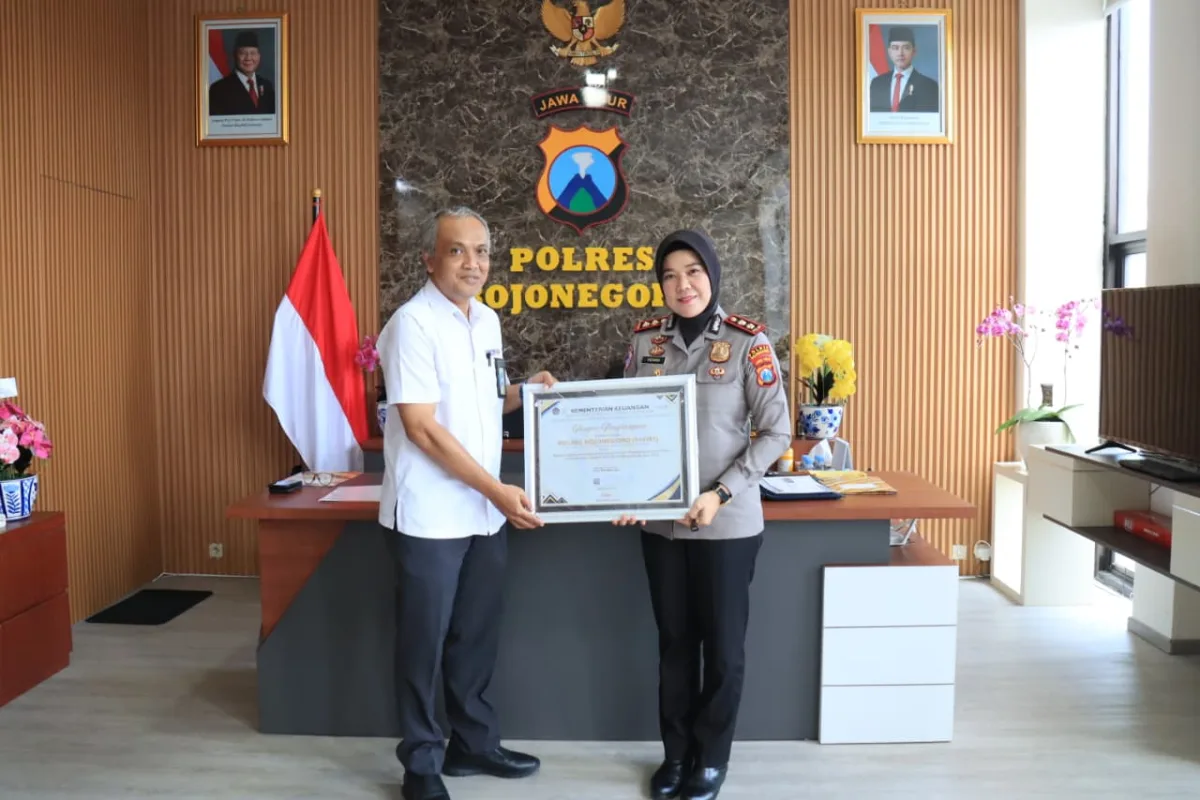 Polres Bojonegoro Borong Penghargaan Kemenkeu, Terbaik Kelola Anggaran di KPPN