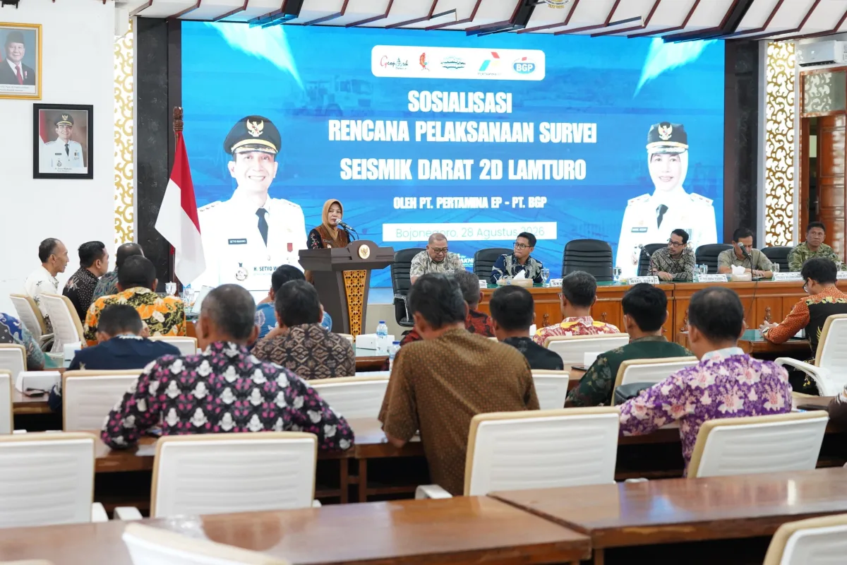 Pemerintah Bojonegoro Dukung Survei Seismik 2D Lamturo, Cari Cadangan Minyak Bumi Beri Harapan Baru 