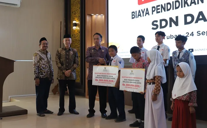 2.000 Siswa di Tuban Terima Bantuan Pendidikan Baznas 