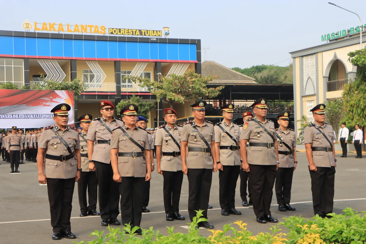 Deretan Pejabat Utama Polresta Tuban Bergeser, Kapolres Beberkan Alasan Penyesuaian Pangkat