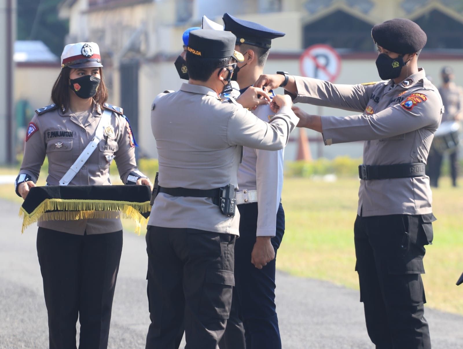 Kapolda Jatim Pimpin Apel Gelar Pasukan Operasi Patuh Semeru 2021, Ada Empat Poin Sasaran Utama