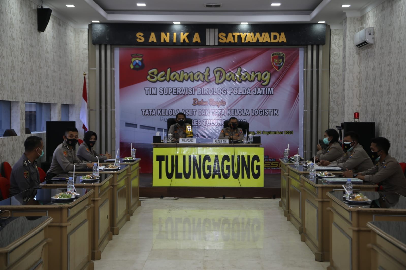 Cek Pengelolaan Logistik, Biro Log Polda Jatim Supervisi Ke Polres Tulungagung
