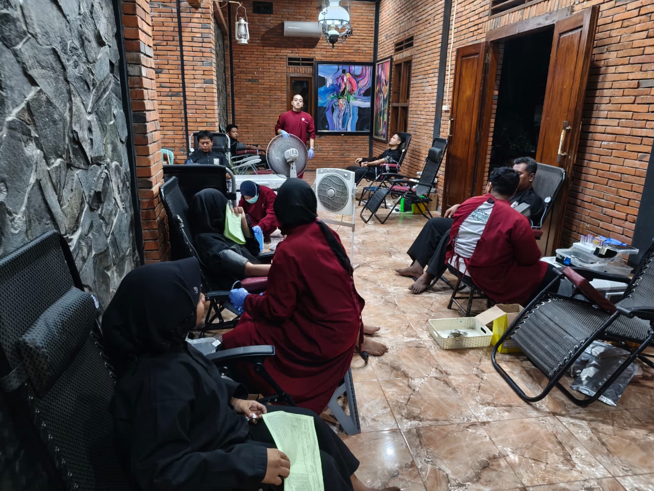 SH Terate Cabang Bojonegoro Gelar Donor Darah di Padepokan