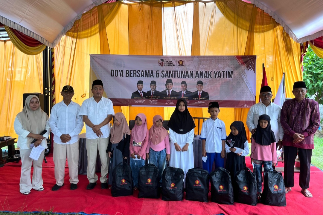 Rayakan HUT Ke 18, Gerindra Bojonegoro Gelar Doa Bersama dan Santuni Yatim Piatu