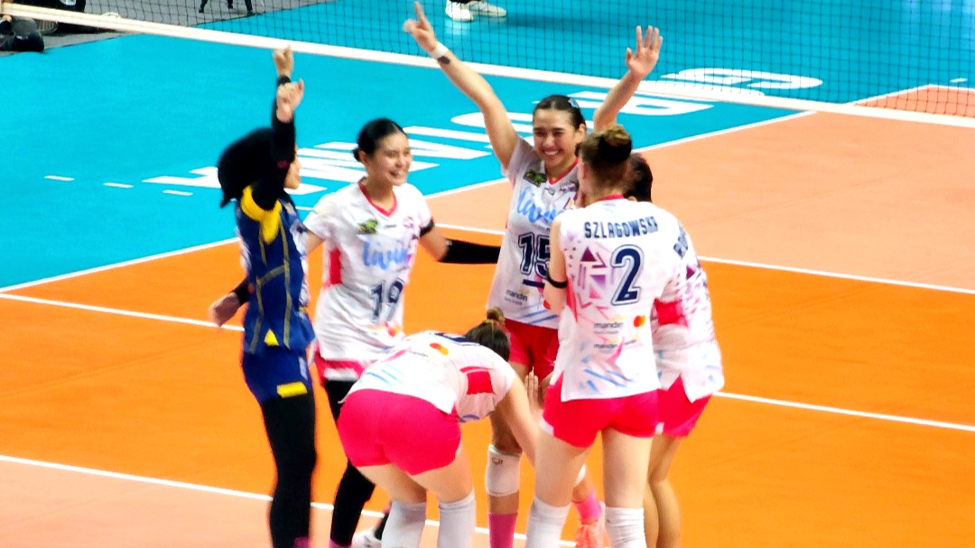 Duel Bintang Indonesia Memanas, Livin Mandiri Tumbangkan Pertamina Enduro 3-1 di GOR Bojonegoro