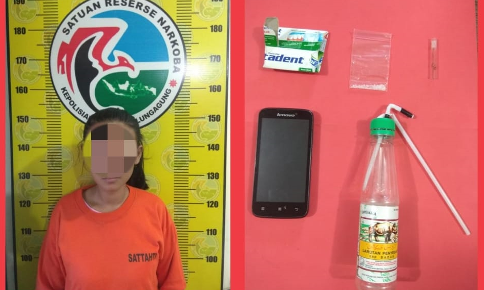 Remaja Putri Warga Wajaklor Edarkan Sabu, Berhasil  Ditangkap Satresnarkoba Polres Tulungagung